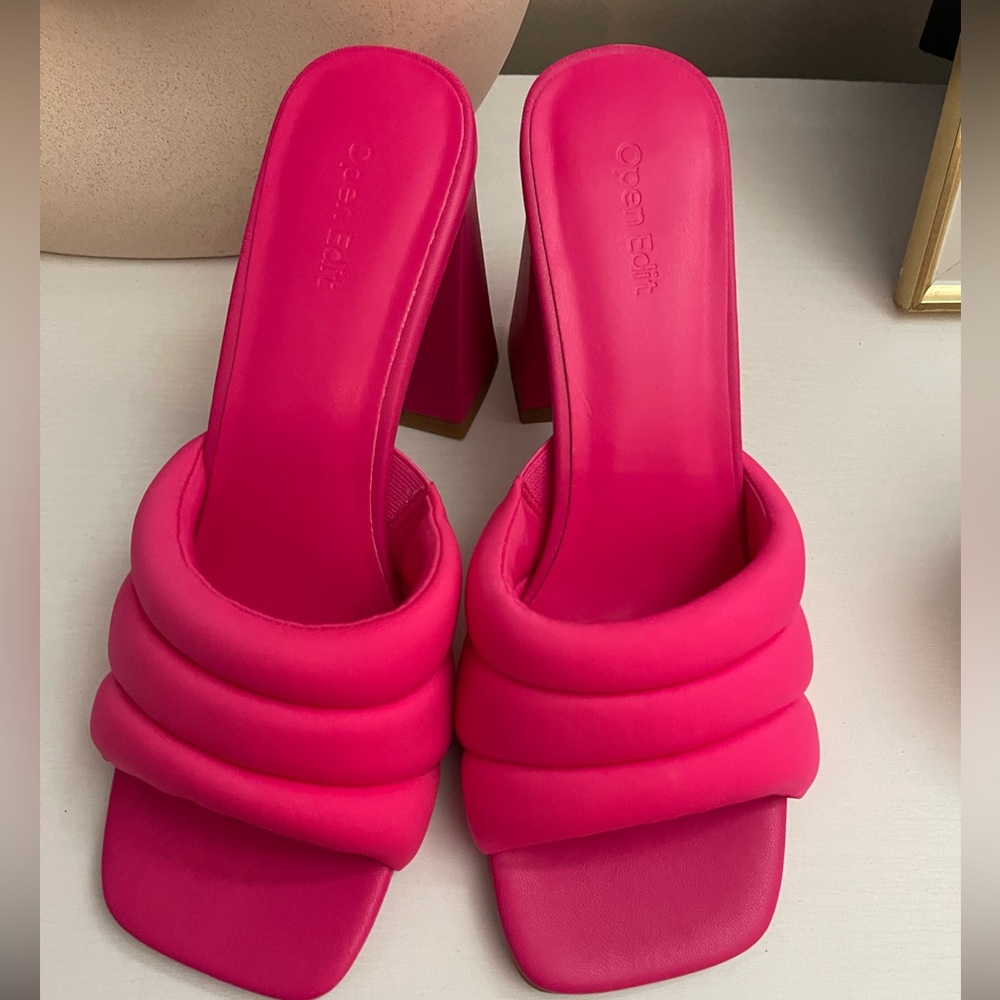 Open Edit Sheena Sandal 8.5 M Pink Punch $40